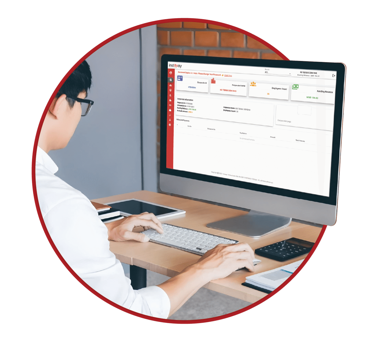 Pin Intapay Salary Account for Migrant Workers with Mastercard